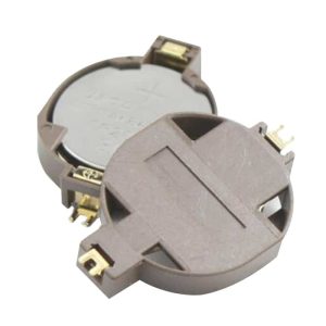 PPA Brown Gold plating 20mm Coin Cell CR2032 SMT Battery Holder,Sony Compatible Battery Socket