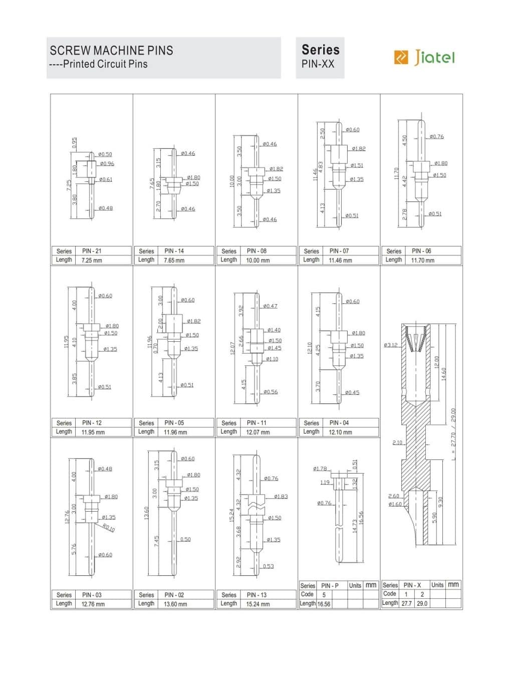 PCB Contact Pin: Multiple Body Options for Superior Performance