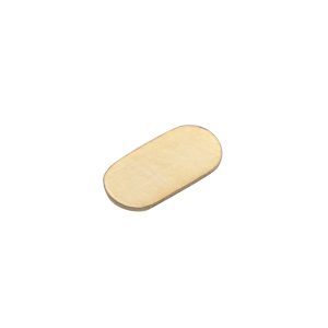 Customer Oval SMT Contact Pad, 2.00 x 1.00mm, 0.1mm thick (T+R)