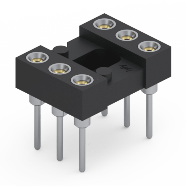 Mill Socket Mill-Max 111-43-310-41 IC Socket: Shock and Vibration Resistant