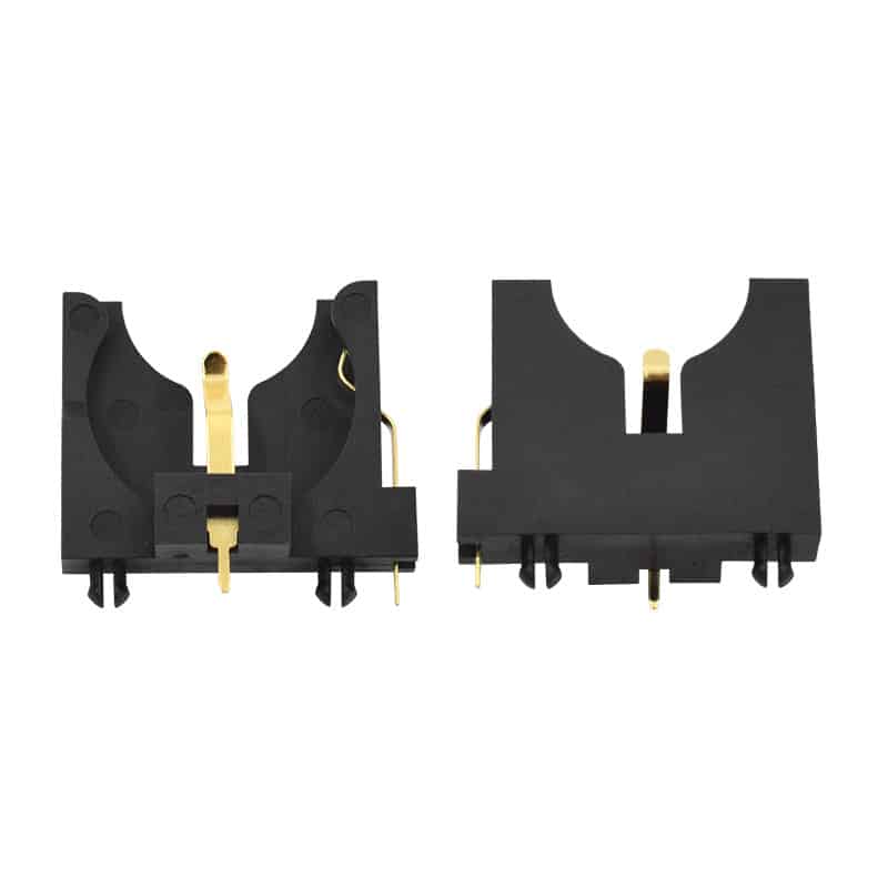 5 Custodie Portabatteria Per 18650 – Con Fili E Clip A Molla, Per Batterie 3.7V