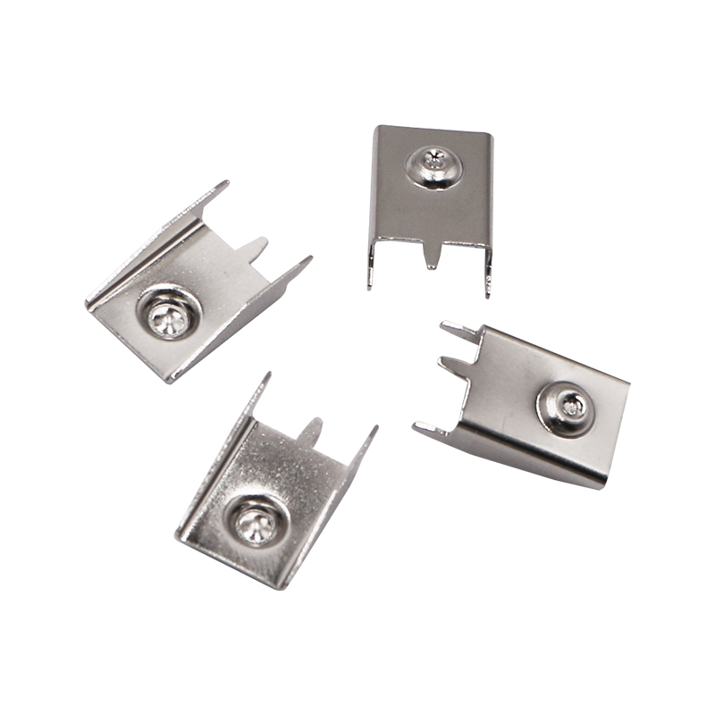 18650 positive battery contact, 3-pin THM brass base