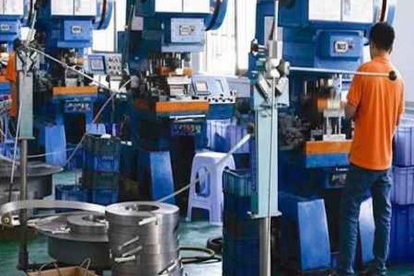 Automated connector stamping and assembly line